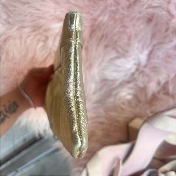 Lauren merkin gold clutch - Picture 4 of 7